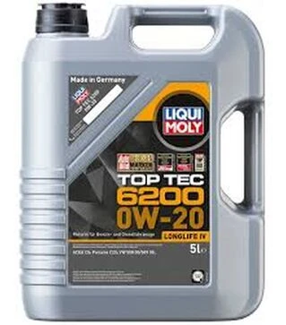 Моторна олива Liqui Moly Top Tec 6200 0W-20, 5 л