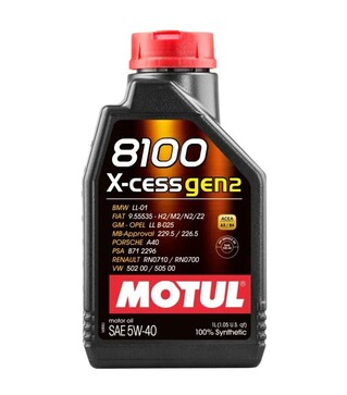 Моторное масло Motul 8100 X-cess 5W-40, 1 л
