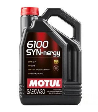 Моторное масло Motul 6100 Syn-Nergy 5W-30, 4 л
