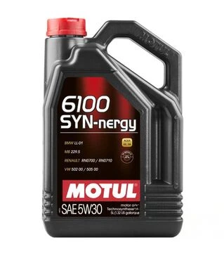 Моторное масло Motul 6100 Syn-Nergy 5W-30, 5 л