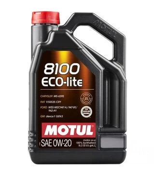 Моторна олива Motul 8100 Eco-lite 0W-20, 5 л