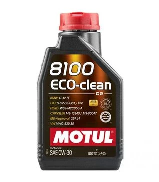 Моторное масло Motul 8100 Eco-Clean 0W-30, 1 л