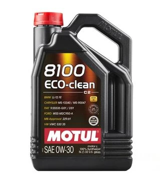 Моторное масло Motul 8100 Eco-Clean 0W-30, 5 л