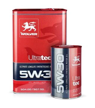 Моторное масло WOLVER ULTRATEC C3 5W-30, 4 л