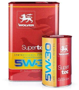 Моторное масло WOLVER SUPERTEC 5W-30, 4 л