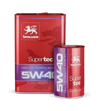 Моторное масло WOLVER SUPERTEC 5W-40, 4 л