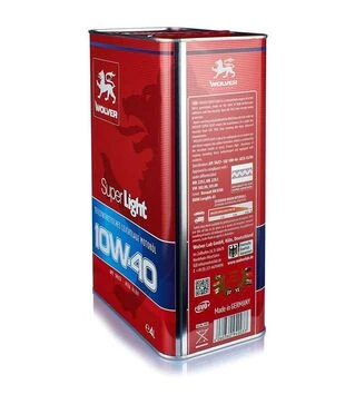 Моторное масло WOLVER SUPER LIGHT 10W-40, 4 л