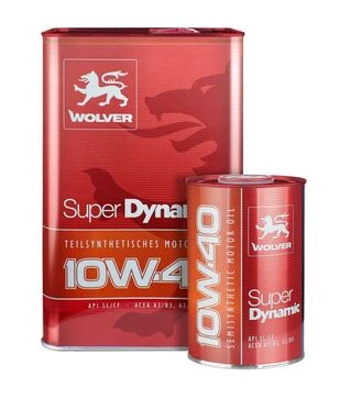 Моторное масло WOLVER SUPER DYNAMIC 10W-40, 1 л