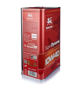 Моторное масло WOLVER SUPER DYNAMIC 10W-40, 4 л