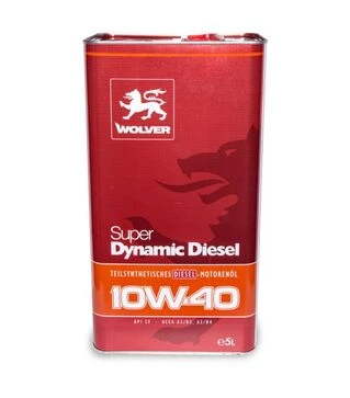 Моторное масло WOLVER SUPER DYNAMIC DIESEL 10W-40, 5 л