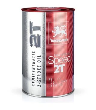 Моторное масло WOLVER TWO STROKE SPEED 2T, 1 л