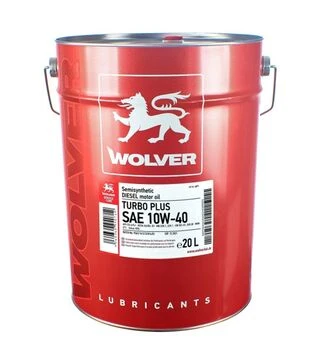 Моторное масло WOLVER TURBO PLUS 10W-40, 20 л