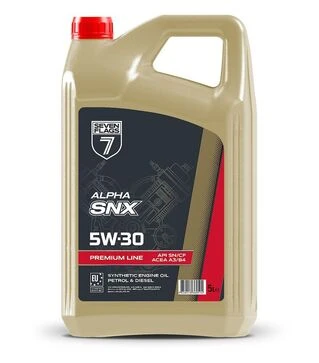 Моторное масло 7FLAGS ALPHA SNX 5W-30 API SN/CF, 5 л