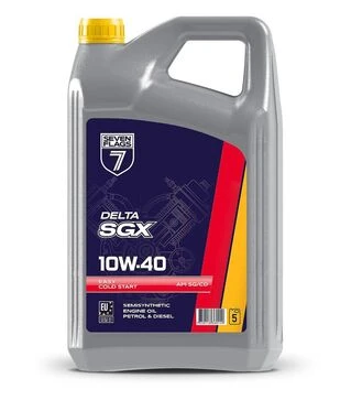 Моторна олива 7FLAGS DELTA SGX 10W-40 API SG/CD, 5 л