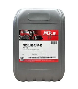 Моторное масло TURBO PULS DIESEL HD 15W-40 API CF-4/SG, 20 л