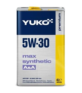 Моторное масло VUKO MAX SYNTHETIC A&amp;A 5W-30 API SP, 4 л