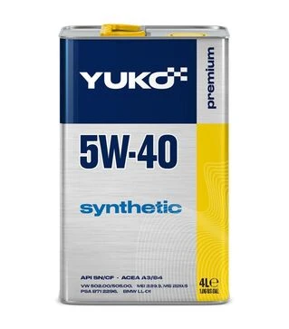 Моторное масло VUKO SYNTHETIC 5W-40 API SN/CF, 4 л