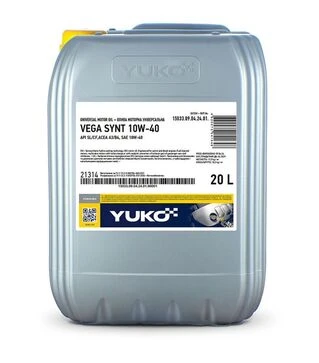 Моторна олива VUKO VEGA SYNT 10W-40 API SL/CF, 20 л