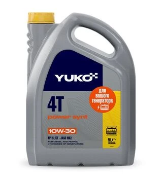 Моторное масло VUKO POWER SYNT 4T API 10W-30 SL/CF, JASO MA2, 5 л