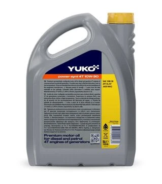 Моторное масло VUKO POWER SYNT 4T API 10W-30 SL/CF, JASO MA2, 5 л