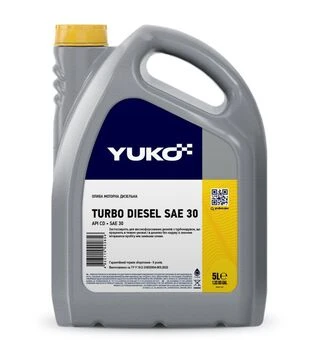 Моторное масло VUKO TURBO DIESEL SAE 30 API CD, 5 л