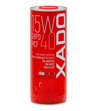 Моторна олива XADO Atomic Oil Red Boost 15W-40 SHPD MCF, 200 л