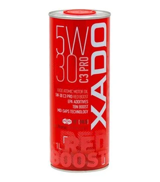 Моторна олива XADO Atomic Oil Red Boost 5W-30 C3 Pro, 200 л