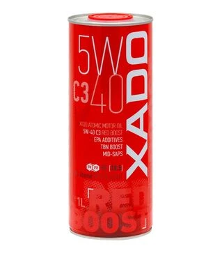 Моторна олива XADO Atomic Oil Red Boost 5W-40 C3, 20 л