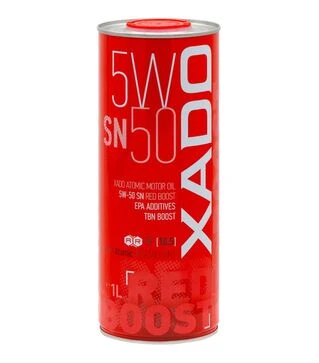 Моторна олива XADO Atomic Oil Red Boost 5W-50 SN, 200 л