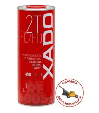 Моторна олива XADO Atomic Oil Red Boost 2T, FC/FD, 20 л