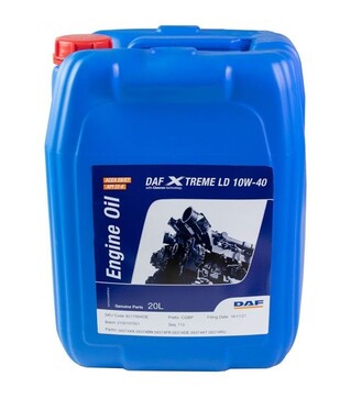 Моторное масло DAF Xtreme LD 10W-40, 20 л