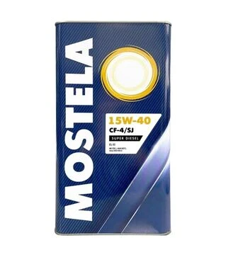 Моторное масло Mostela Super Diesel 15W-40, 4,73 л