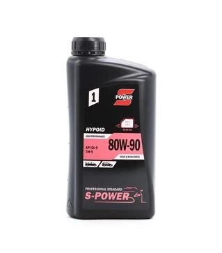 Олива трансмісійна S-POWER HYPOID GEAR GL-5 80W-90, 1 л