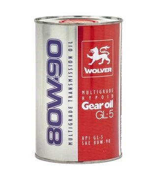 Трансмісійне мастило WOLVER MULTIGRADE HYPOID GEAR OIL 80W-90 GL-5, 1 л