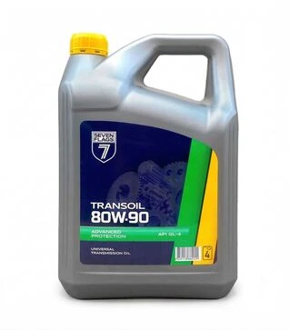 Трансмиссионная смазка 7FLAGS Transoil 80W-90 GL-4, 4 л
