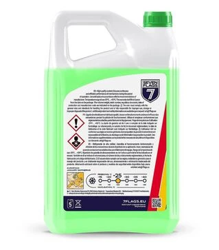 Антифриз 7FLAGS G11 зеленый, 5 л