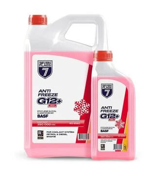 Антифриз 7FLAGS G12+ красный, 1л