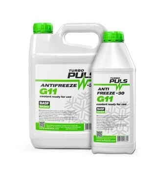 Антифриз TURBO PULS ANTIFREEZE -30(G11) зеленый, 1 л