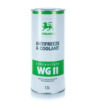 Антифриз WOLVER ANTIFREEZE &amp; COOLANT CONCENTRATE (WG11) зелений, 1,5 л