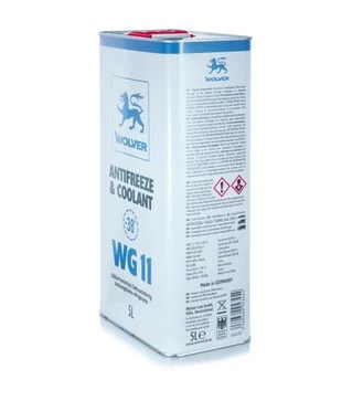 Антифриз WOLVER ANTIFREEZE &amp; COOLANT (WG11) синій, 5 л