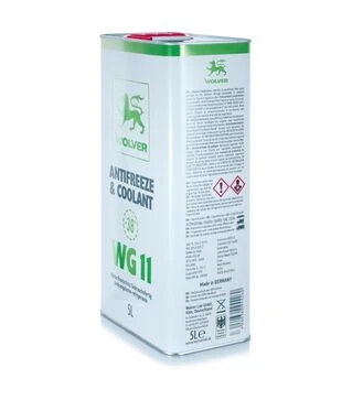 Антифриз WOLVER ANTIFREEZE &amp; COOLANT (WG11) зелений, 5 л