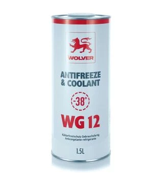 Антифриз WOLVER ANTIFREEZE &amp; COOLANT (WG12), 1,5 л