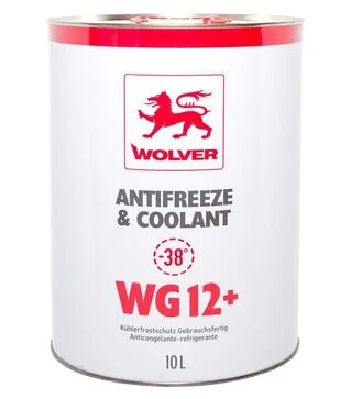 Антифриз WOLVER ANTIFREEZE &amp; COOLANT (WG12+), 10 л