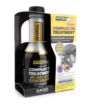 Присадка антидимна XADO Atomex з ревіталізантом для відновлення тиску оливи, 250 мл (XA 40018_6)