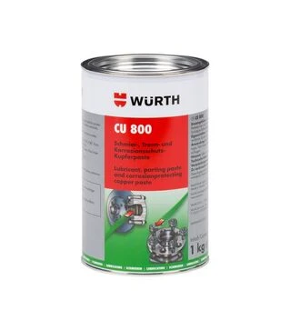 Мастило мідне WURTH CU 800, високотемпературне, паста, 1 кг (8938002)