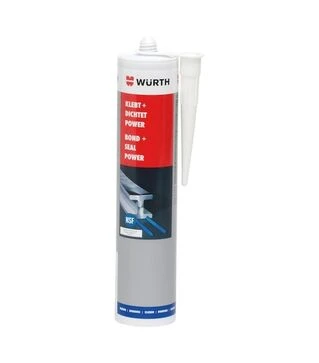 Клей-герметик гібридний WURTH K+D Power, чорний, 300 мл (8932353)