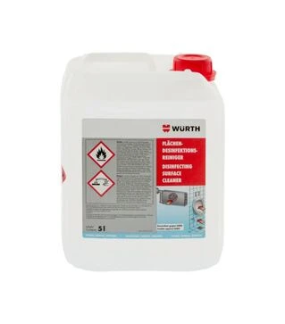 Засіб дезінфікуючий WURTH для очищення поверхні, 5 л (89376405)