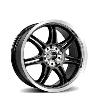 Колісний диск MOMO italy RPM EVO 17x7,5 PCD5/112 ET48 DIA72,3 Black Glossy Polished Arrow (mo231)