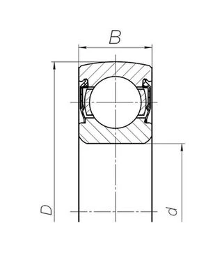 Подшипник шариковый 1580209 (1580209EK7T2C17)