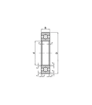 Подшипник шариковый ХАРП 217 (217А) (6217) (180217/50217) (8ГПЗ) Украина